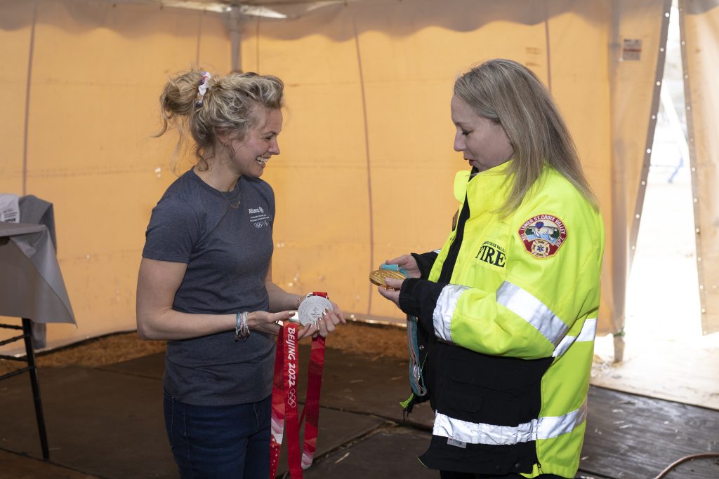 Judy Meets Hometown Hero!
